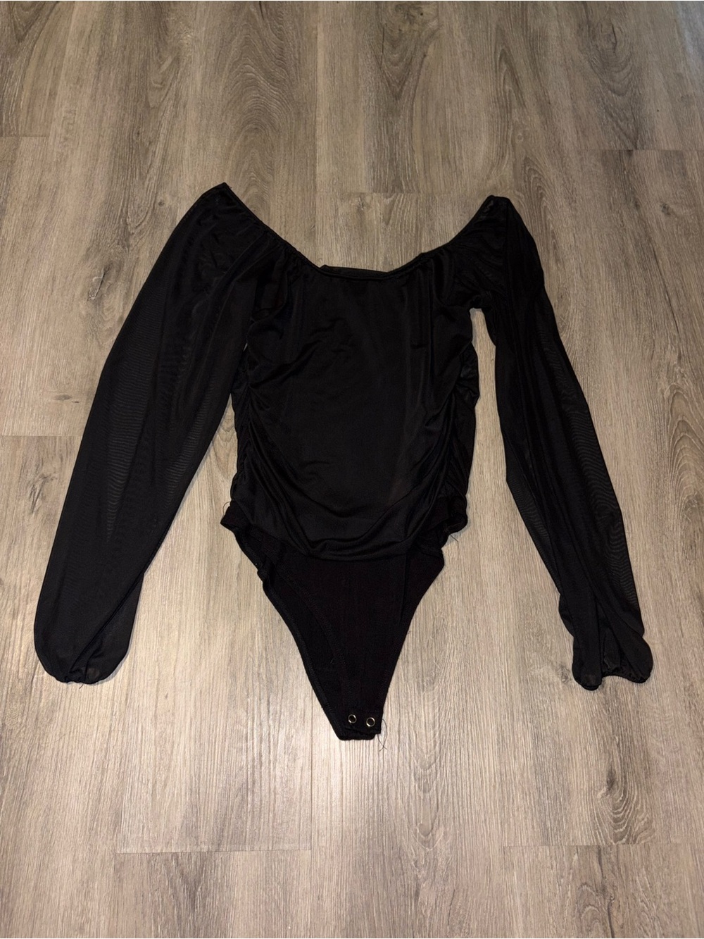 Eclipse | Black Mesh Bodysuit
